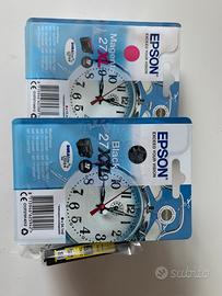 cartucce stampante Epson 27XL e XXL