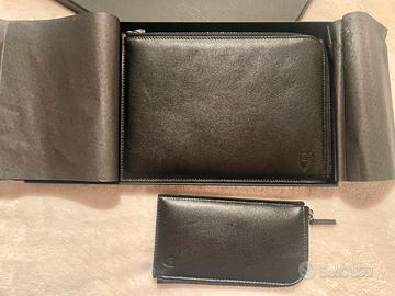 Tudor Coppia Di Pouschette In Pelle Nuove