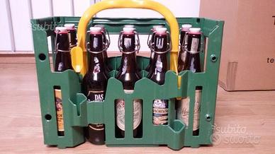 Bottiglie birra SCHWABEN BRÄU e contenitore