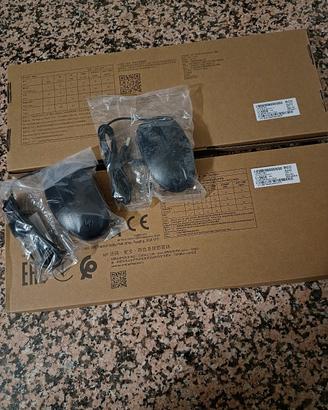 tastiere hp usb + mouse hp usb