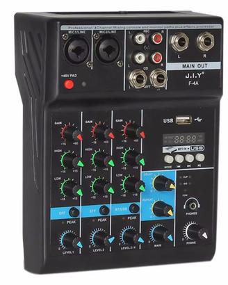 Mixer 2 Canali Mic + 1 canale stereo