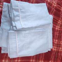 Completo lenzuola letto matrimoniale azzurrino