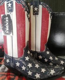 SENDRA texani bandiera americana USA nuovi 