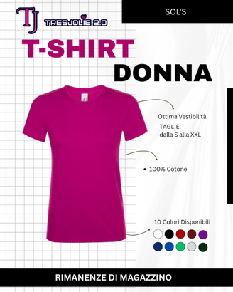 Maglietta Donna Basic