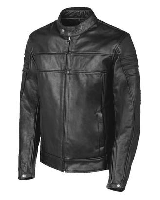 GIACCA MOORE LEGEND 2 NERA IN PELLE CON PROTEZIONI