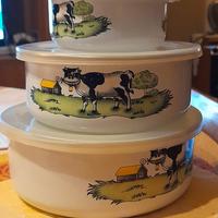 3 contenitori in metallo 