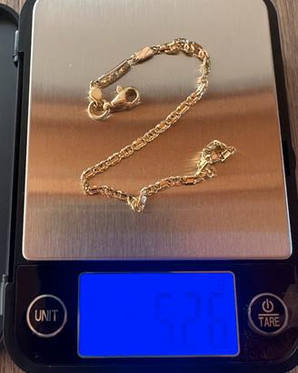 Braccialetto in oro giallo 18kt