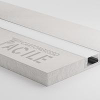 Pannello in cartongesso con profilo led INVISIBILE