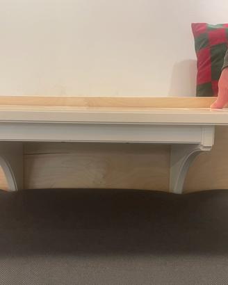 4 mensole ikea bianche