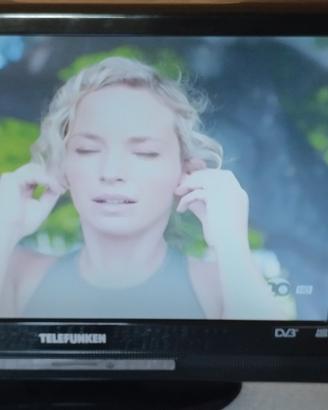 TV Telefunken 16" + decoder DVBT2