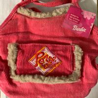 Borsetta in velluto rosa Barbie