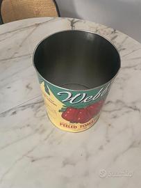 contenitore vintage in metallo "Peeled Tomatoes"