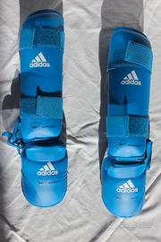 Protezioni Adidas WKF blu (Gambe+Guanti+Cintura)
