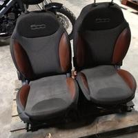 Interni fiat 500 l pelle e tessuto