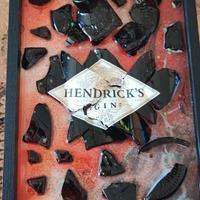 QUADRO VINTAGE CON BOTTIGLIA GIN