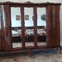 Camera da letto in noce anni 50