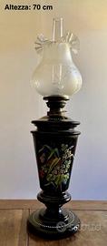 Antica Lampada a Petrolio d'Epoca