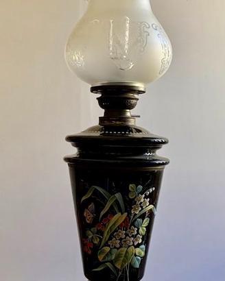 Antica Lampada a Petrolio d'Epoca