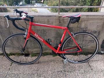 Bicicletta da corsa BWIN TRIBAN 300 rossa