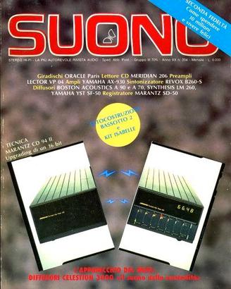 rivista SUONO numero 204 maggio 1990