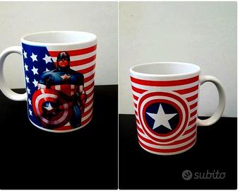 tazza di capitan america con scatola