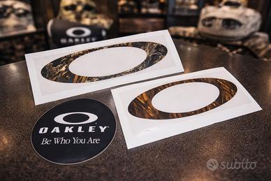 🔥 Set 3 Sticker Oakley Originali Nuovi – Logo