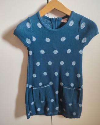 Vestito invernale bambina smanicato 