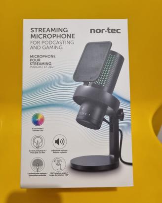 Microfono Podcast Gaming RGB Nuovo