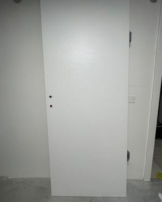 Porta Filomuro Battente Frassino Bianco 80x210
