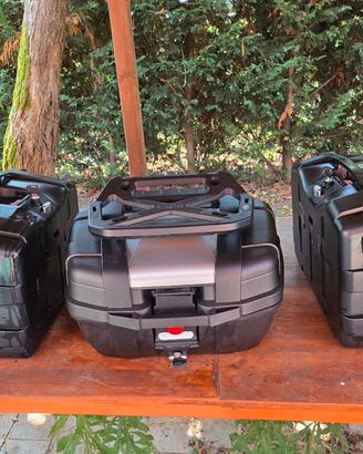 set valige kappa con attacchi per honda crf 1100L 