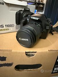 Canon eos 1100d + obiettivo ef 75-300mm