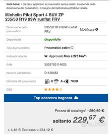 Pneumatici per mercedes GLB