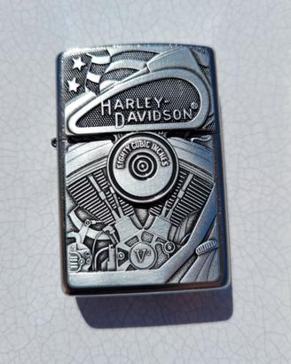 HARLEY DAVIDSON ZIPPO ORIGINALE NUOVO 29266 MOTO