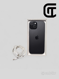 Apple iPhone 15 - 128GB - Nero / Sbloccato