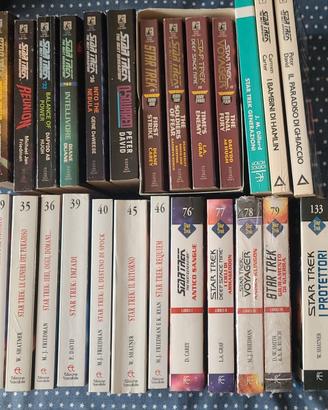 Collezione 26 romanzi Star Trek Italiano/inglese