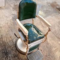 sedia da barbiere epoca vintage 