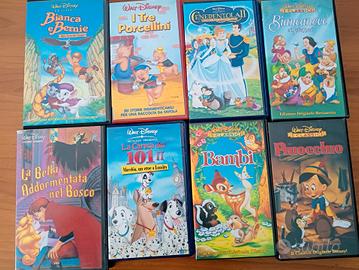 video cassette della Disney 