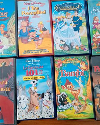 video cassette della Disney 