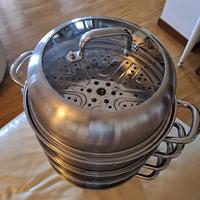 Vaporiera in acciaio