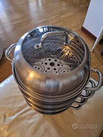 Vaporiera in acciaio