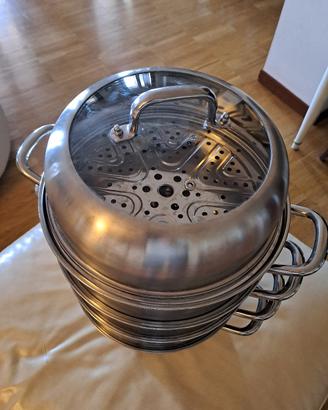Vaporiera in acciaio