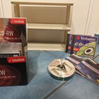 Lotto CD vergini, 4 PortaCD, Imation,Verbatim,Naca