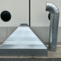 Cappa aspirante zincata