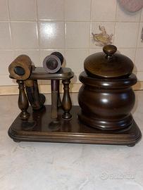 Set vintage porta pipe