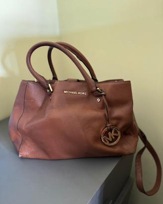 BORSA pelle marrone Michael KORS