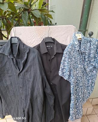  set tre camicie uomo giovane 