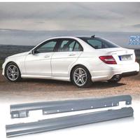 MINIGONNE LATERALI MERCEDES CLASSE C W204 LOOK AMG
