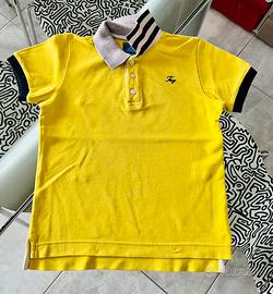 Polo bambino maniche corte gialla tg 6 Fay Junior