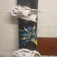 Snowboard Salomon 155 cm + Attacchi Burton L