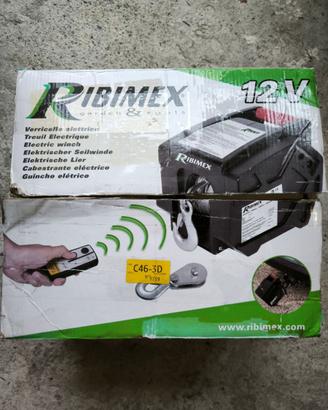 Verricello elettrico 12 Volt telecomando wireless